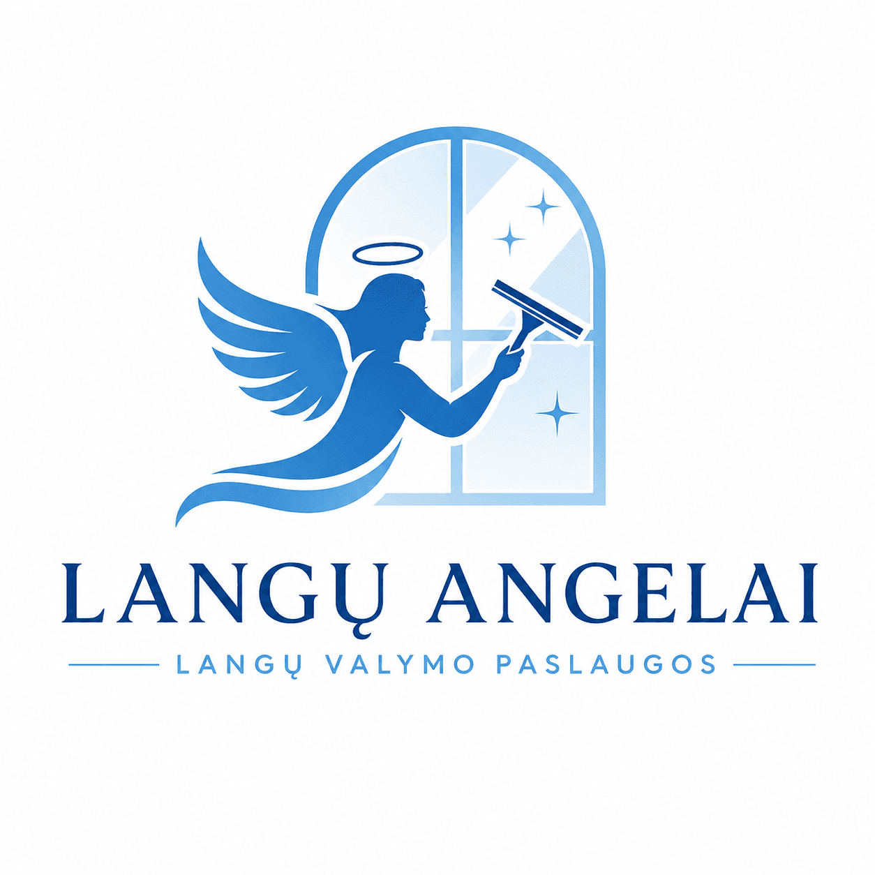 Langų Angelai logotipas